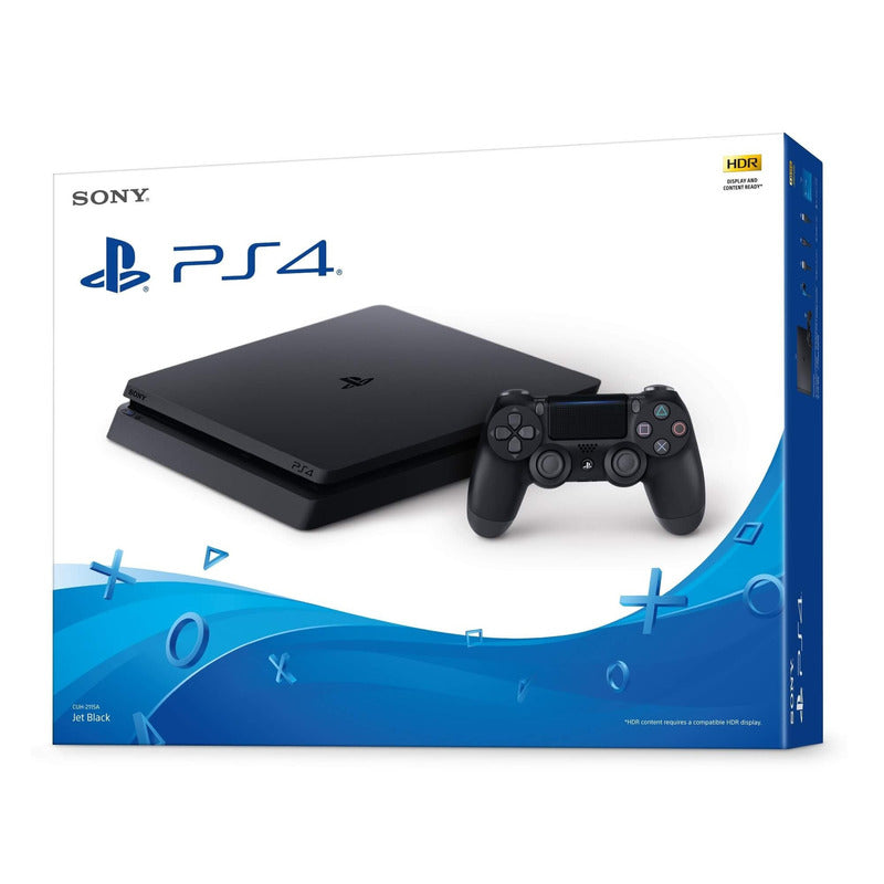 Sony Playstation 4 Slim Standard Color Negro Azabache