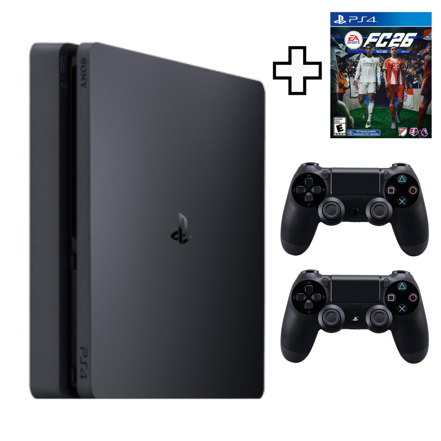 Sony Playstation 4 Ps4 Slim 2 Joysticks + Fc26
