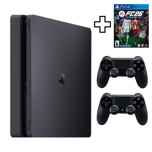 Sony Playstation 4 Ps4 Slim 2 Joysticks + Fc26