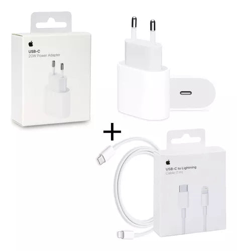 Apple 20w Usb-c Lightning To Usb A1692 Blanco