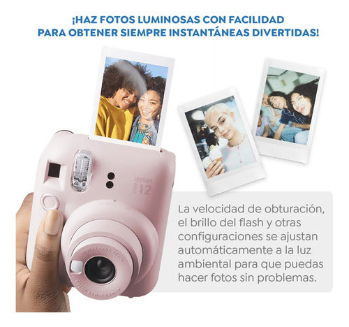 Cámara Fujifilm Instax Mini 12 Color Celeste