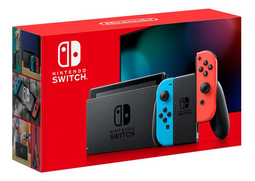 Nintendo Switch 32 Gb Standard Edition Neon Color Rojo Neón/azul Neón/negro