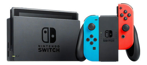 Nintendo Switch 32 Gb Edición Rojo Y Azul + Juego Incluido