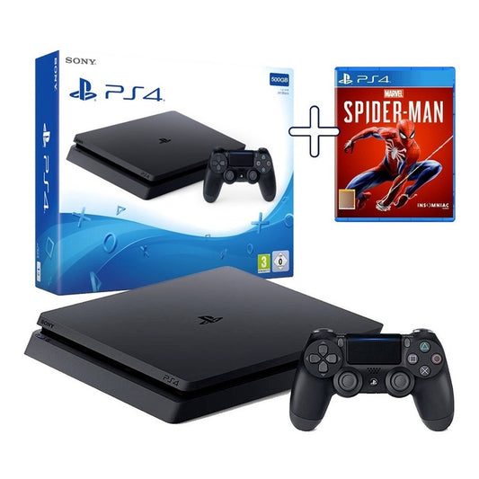 Sony Playstation 4 Ps4 Slim Standard + Juego Spiderman